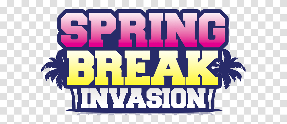 Spring Break Clip Art Logo, Purple, Word Transparent Png