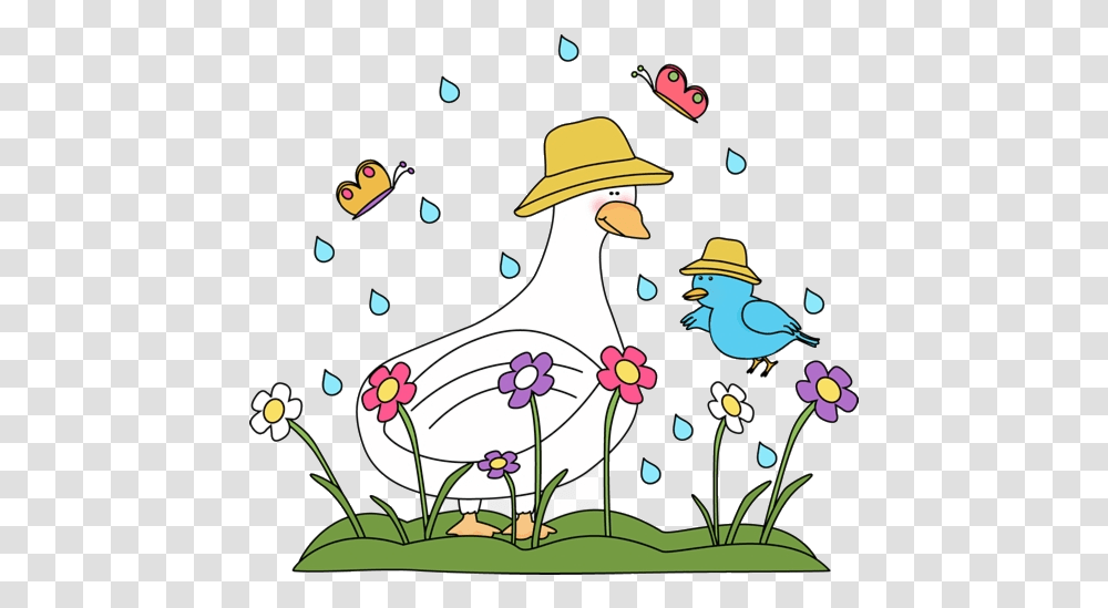 Spring Break Rain Clipart Weather Homework Packet Free Spring Clipart, Floral Design, Pattern, Hat Transparent Png