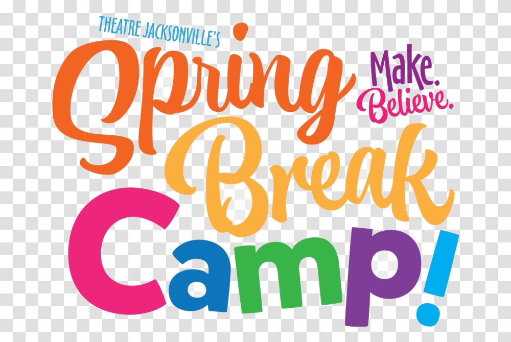 Spring Break Theatre Jacksonville Camp Clipart Illustration, Alphabet, Number Transparent Png