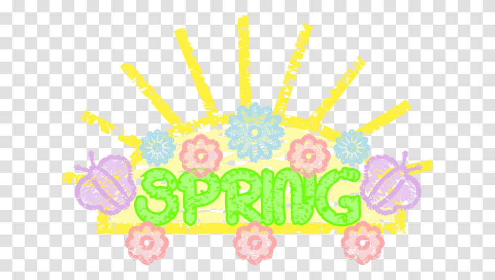 Spring Clipart Background Spring Clipart, Crowd, Accessories, Doodle, Drawing Transparent Png