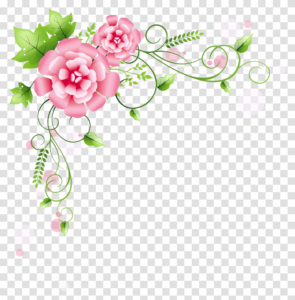 Spring Clipart Ornate Capital Floral Border Black And White, Floral Design, Pattern, Plant Transparent Png