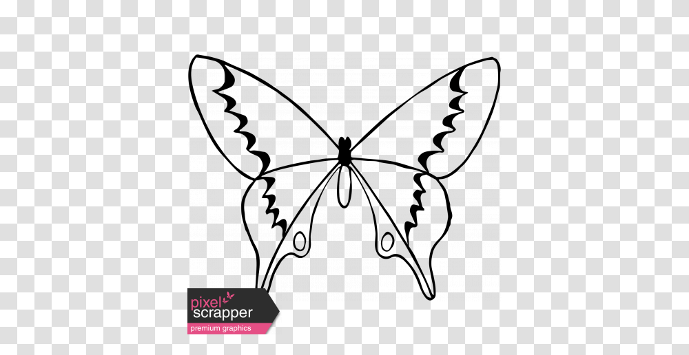 Spring Day Butterfly Template Graphic, Label, Bow, Stencil Transparent Png