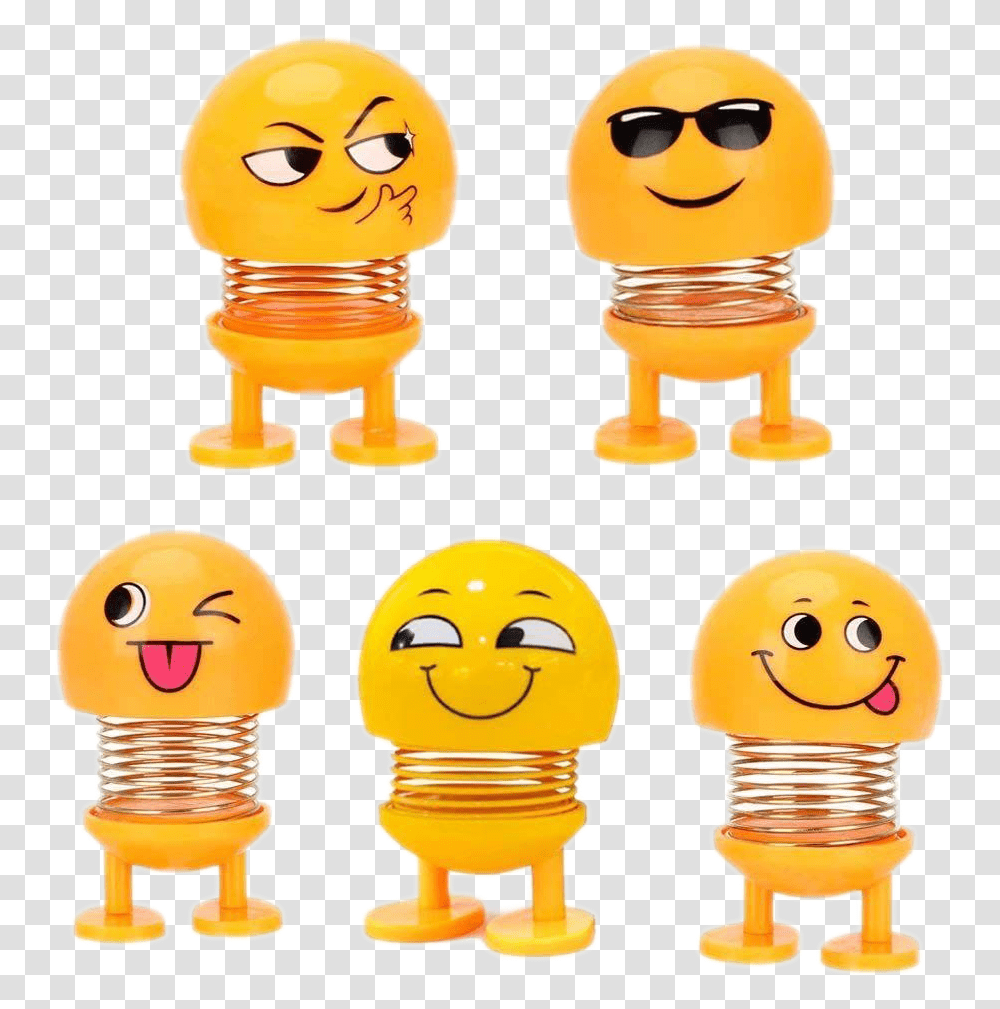 Spring Emoji Car Toy Photo Dancing Smiley For Car, Light, Sunglasses, Accessories, Accessory Transparent Png