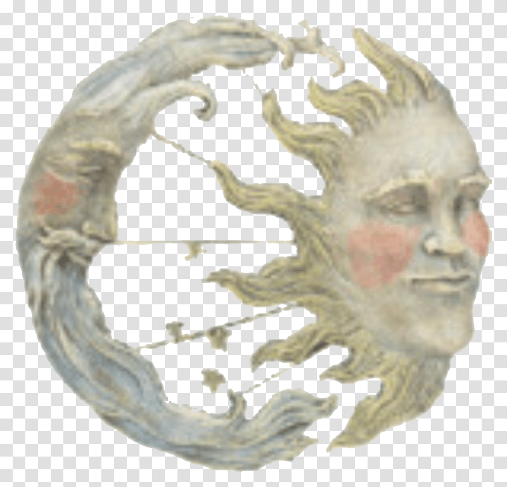 Spring Equinox Sun And Moon, Person, Human, Head, Tabletop Transparent Png