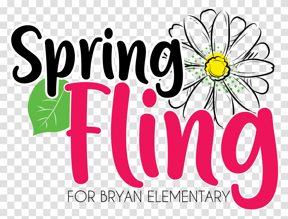 Spring Fling 2020 By Bryan Elementary Pta Language, Text, Label, Alphabet, Dynamite Transparent Png