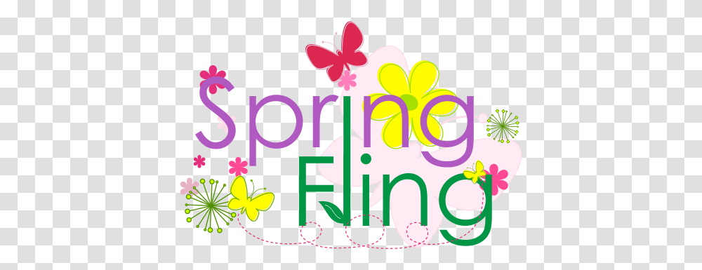 Spring Fling Coming To CenteneClass Img Responsive Free Clipart Spring Fling, Alphabet, Floral Design Transparent Png