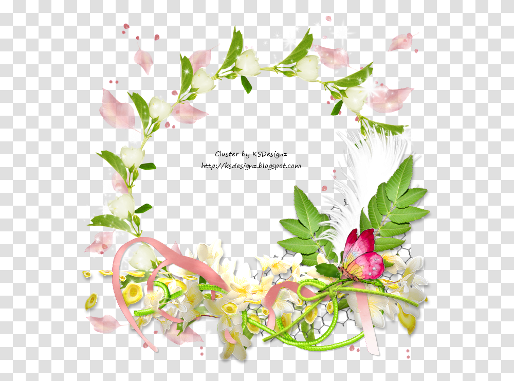 Spring Flowers Border, Plant, Floral Design Transparent Png