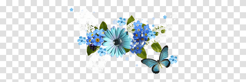 Spring Flowers Clipart Blue Flowers Clipart, Plant, Anemone, Graphics, Daisy Transparent Png
