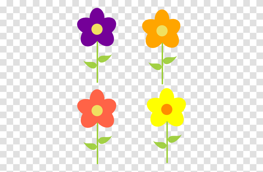 Spring Flowers Multi Colors Clip Art, Plant, Blossom, Floral Design Transparent Png