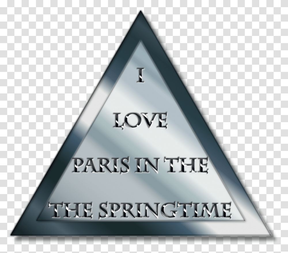 Spring In Paris Spring In The The Paris, Triangle Transparent Png
