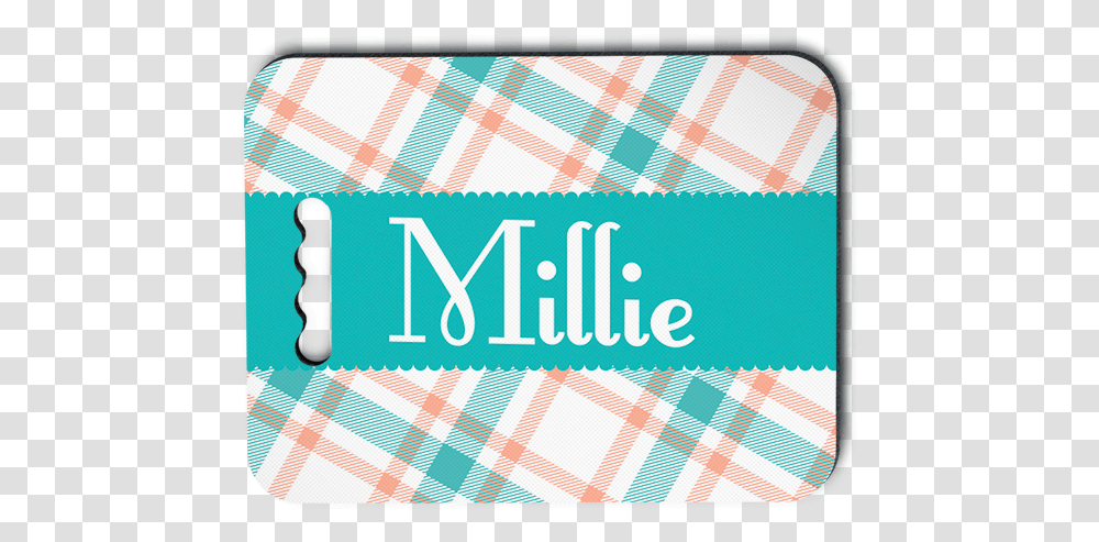 Spring Plaid Personalized Kneeling Padtitle Spring You Are Mine, Rug, Electronics, Tartan Transparent Png
