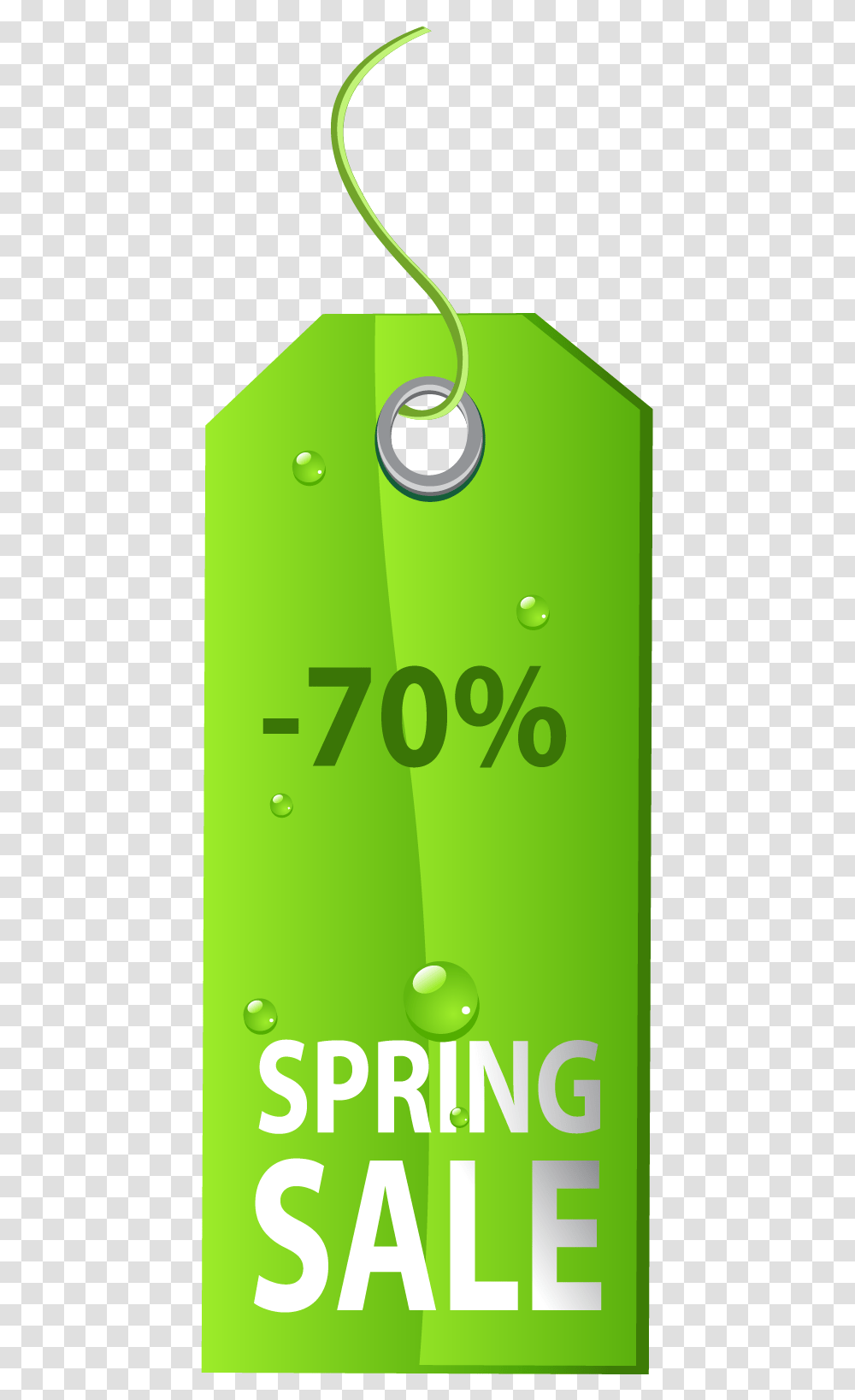 Spring Sale, Green, Number Transparent Png