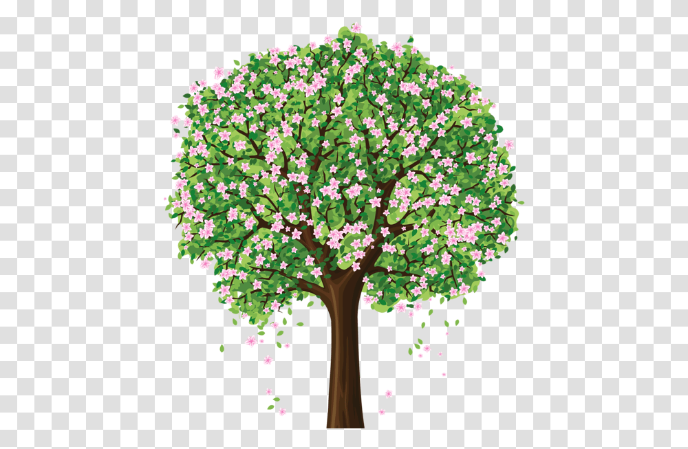 Spring Tree Clipart, Plant, Flower, Bush, Vegetation Transparent Png