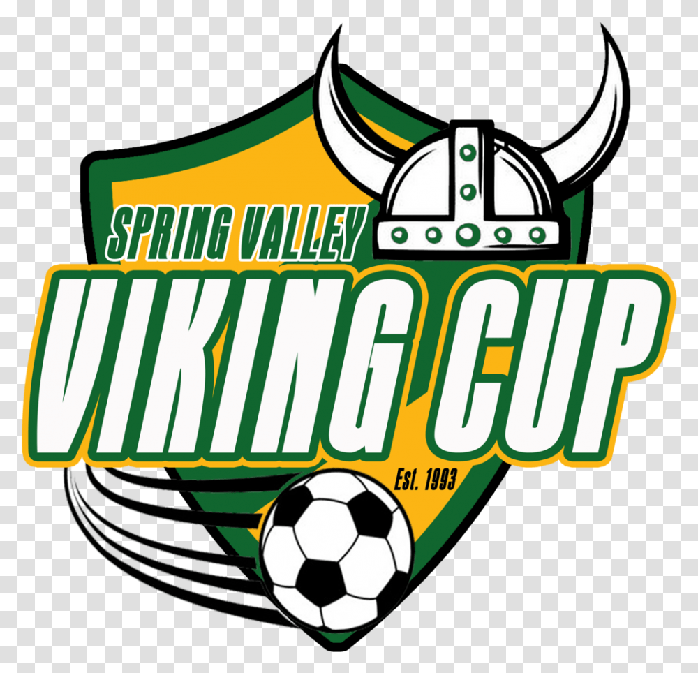 Spring Valley Viking Cup Spring Valley Viking Cup Logo, Soccer Ball, Team Sport, Symbol, Advertisement Transparent Png