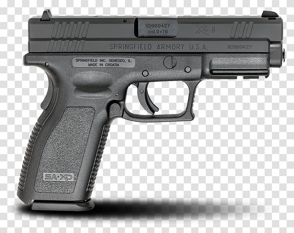 Springfield Armory Xd Series Polymer Hand Guns Springfield Xd 40 5 Inch, Weapon, Weaponry, Handgun Transparent Png