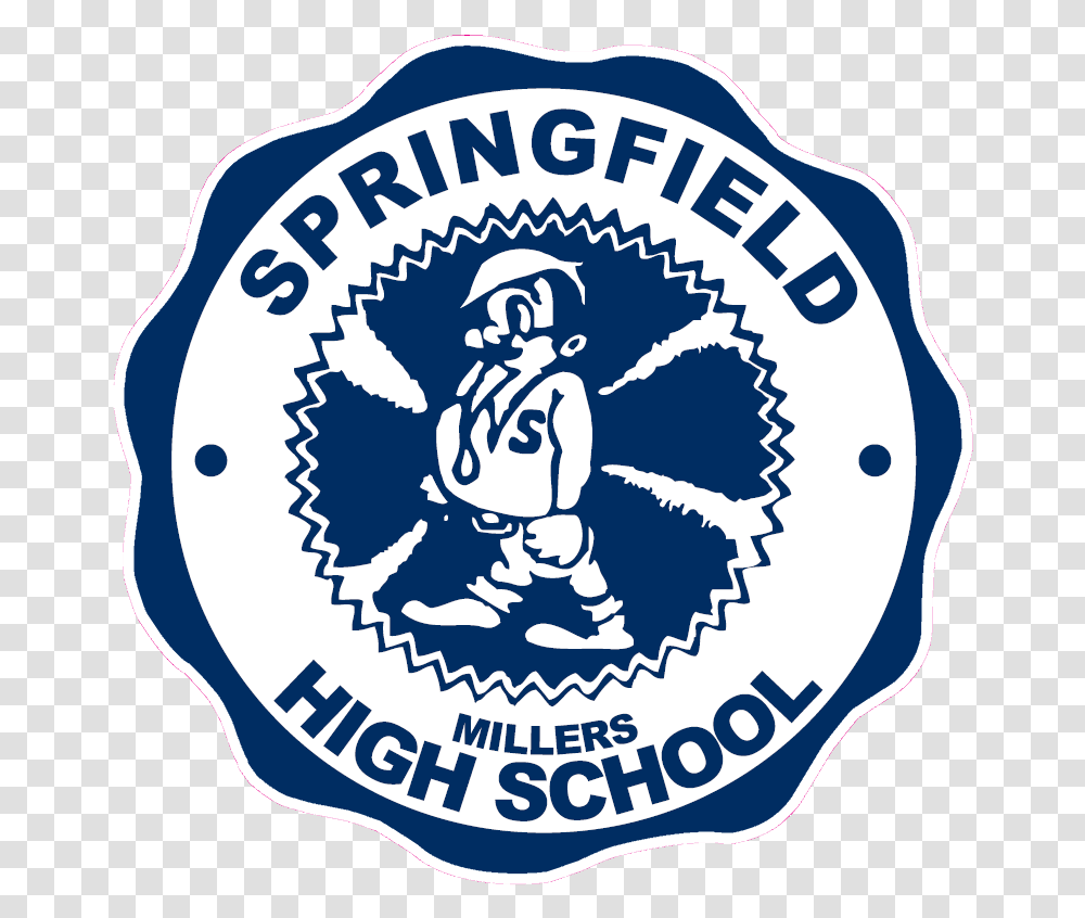 Springfield Team Home Springfield Millers Sports Springfield High School Millers, Label, Text, Sticker, Logo Transparent Png