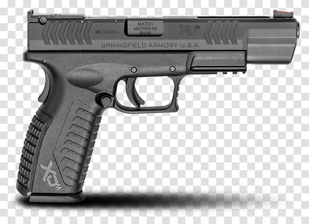 Springfield Xd, Gun, Weapon, Weaponry, Handgun Transparent Png