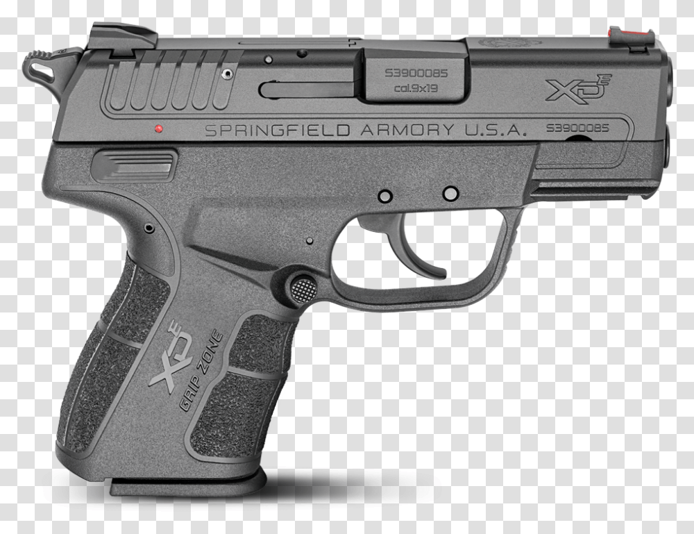 Springfield Xde, Gun, Weapon, Weaponry, Handgun Transparent Png