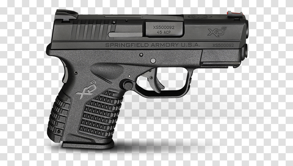 Springfield Xds 45 With Laser, Gun, Weapon, Weaponry, Handgun Transparent Png