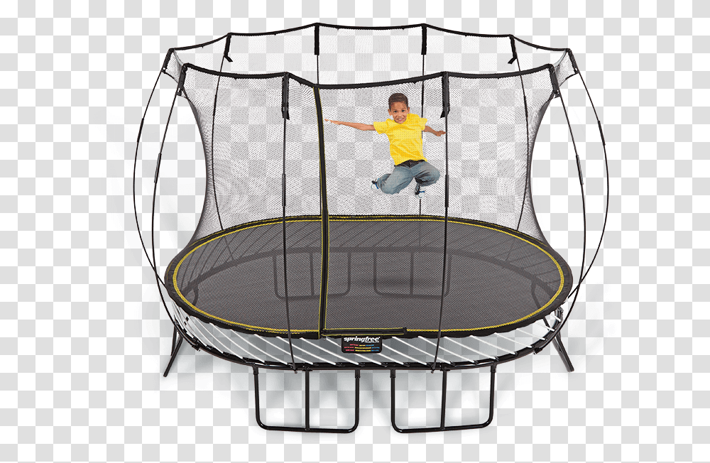 Springfree Oval Trampoline, Person, Human, Tent Transparent Png