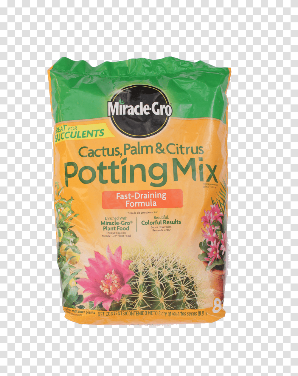 Springtime Miracle Grow Potting Soil Succulent, Plant, Food, Flour, Powder Transparent Png