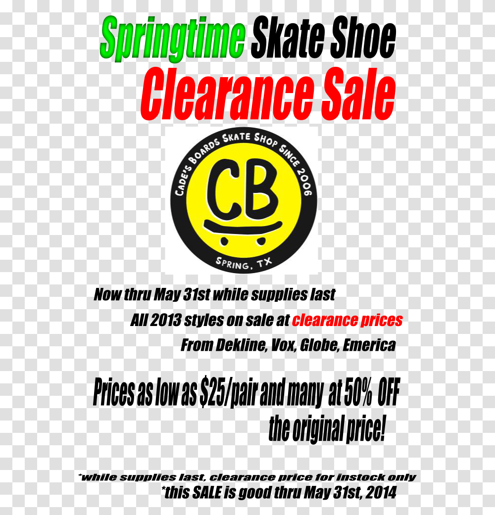 Springtime Shoe Sale Shoe Clearance Flyer Circle, Label, Number Transparent Png