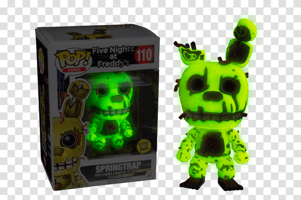 Springtrap Funko Pop Glow In The Dark, Toy, Robot, Outdoors, Nature Transparent Png