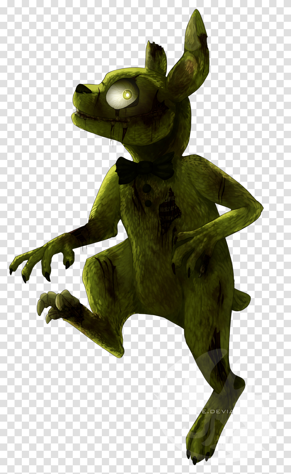 Springtrap The Rotten Bunny Rotten G Freddy, Alien, Animal, Figurine, Building Transparent Png