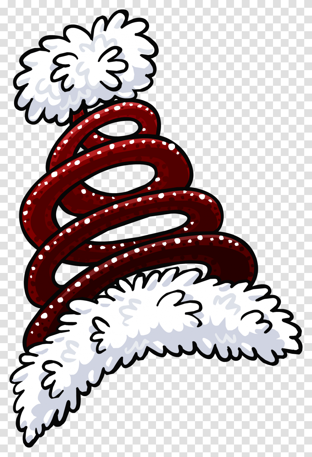 Springy Santa Hat Ugly Christmas Hat Clipart, Animal, Coil, Spiral, Knot Transparent Png