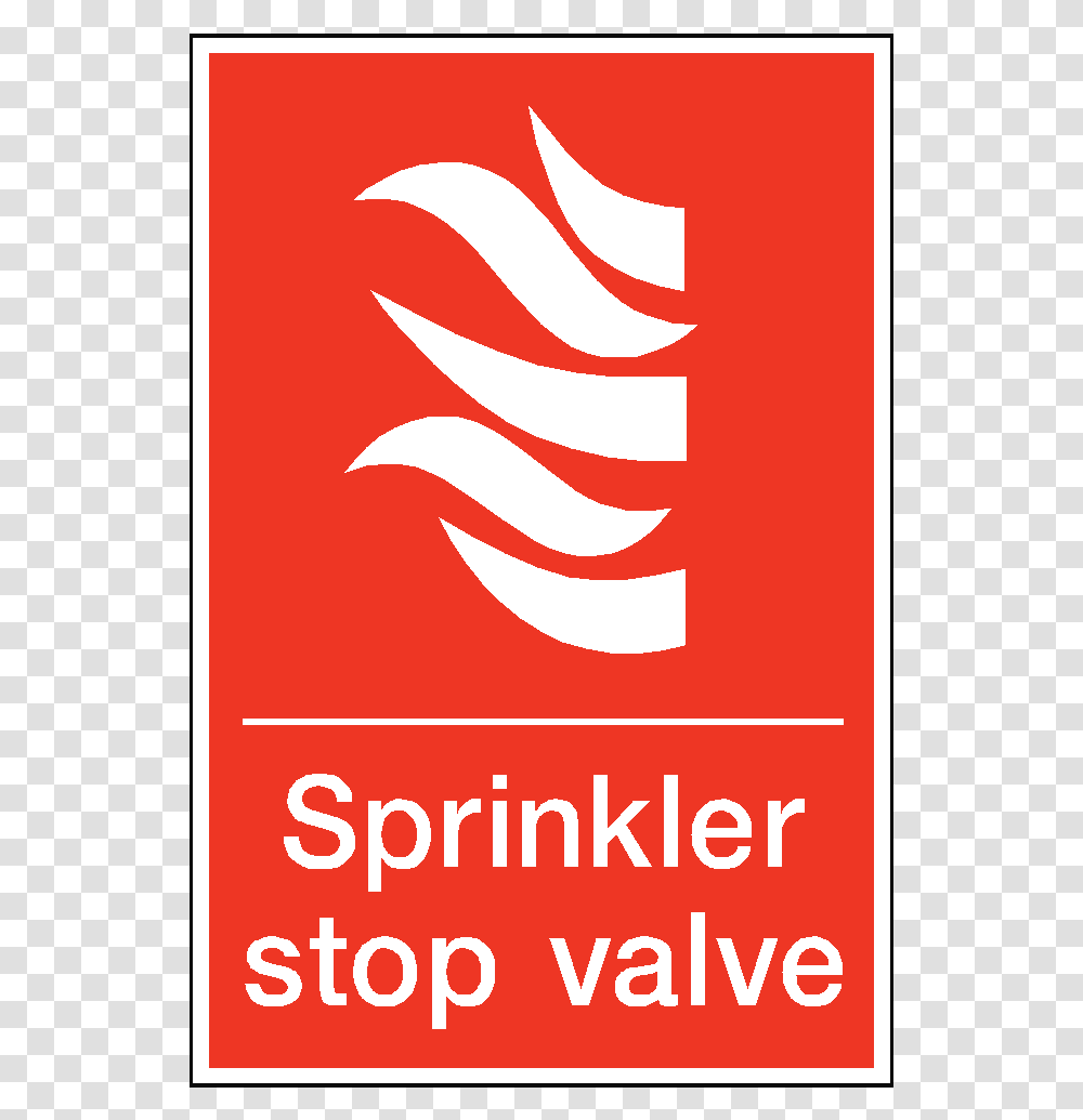Sprinkler Stop Valve Sticker Sprinkler Stop Valve Symbol, Soda, Beverage, Label Transparent Png
