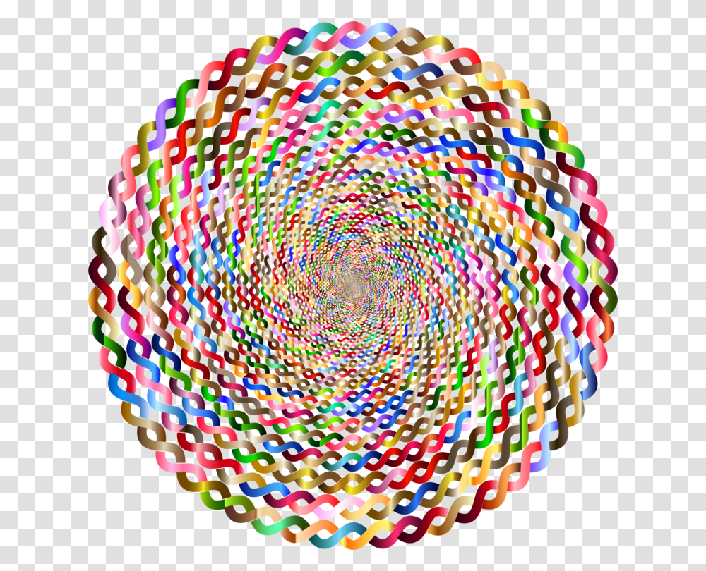 Sprinkles Circle, Spiral, Coil, Rug, Diaper Transparent Png