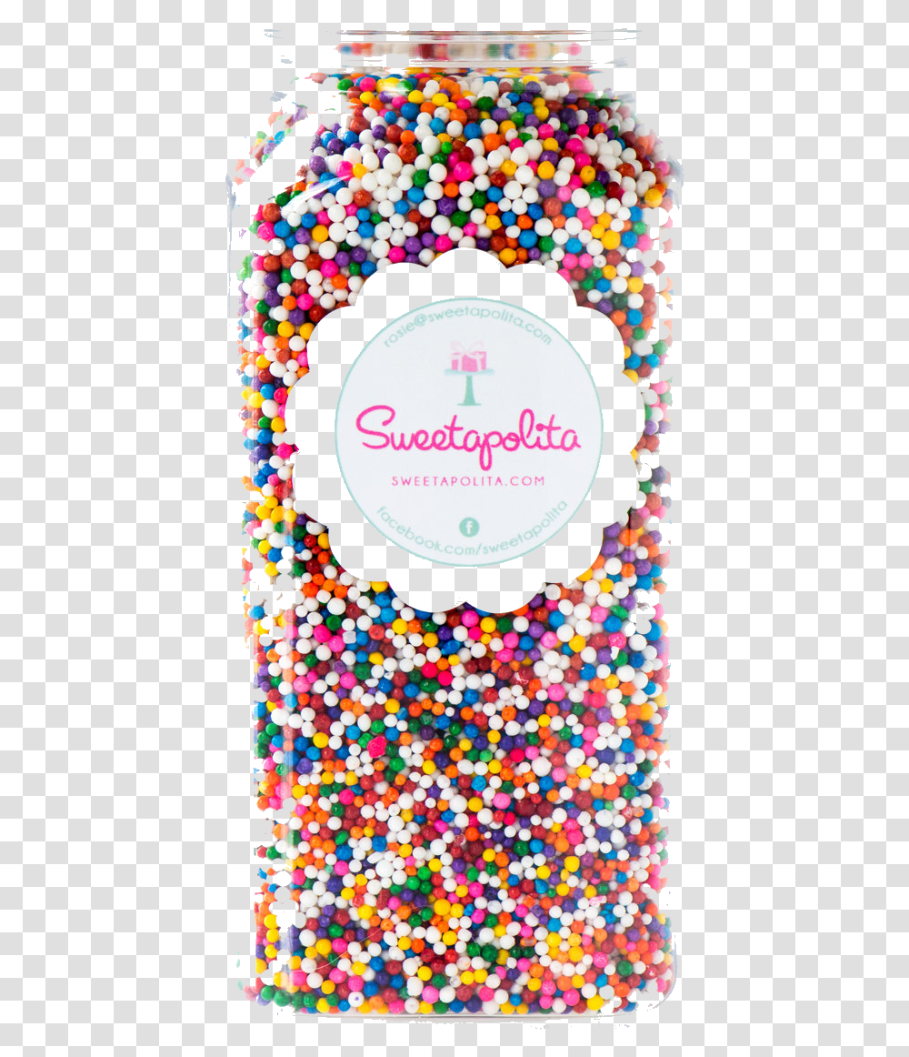 Sprinkles Jar Bottle, Sweets, Food, Confectionery, Paper Transparent Png