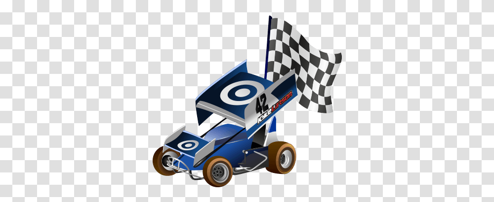 Sprint Car Emoji Image Checkered, Sports Car, Vehicle, Transportation, Automobile Transparent Png