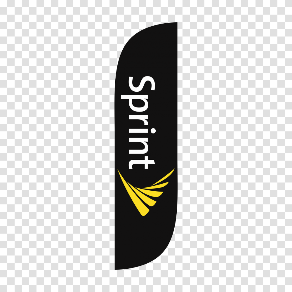 Sprint Feather Flag, Label, Logo Transparent Png