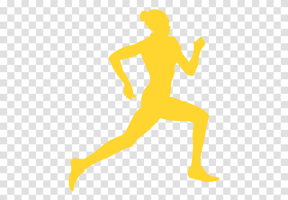 Sprint, Person, Logo, Gold Transparent Png