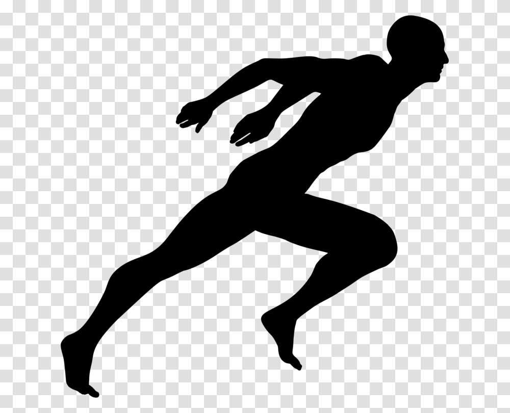 Sprint Running Silhouette Person Sports, Gray, World Of Warcraft Transparent Png