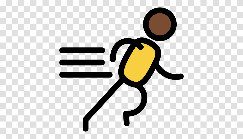 Sprinter Exercise Sports Icon With And Vector Format, Moon, Outer Space, Night, Astronomy Transparent Png