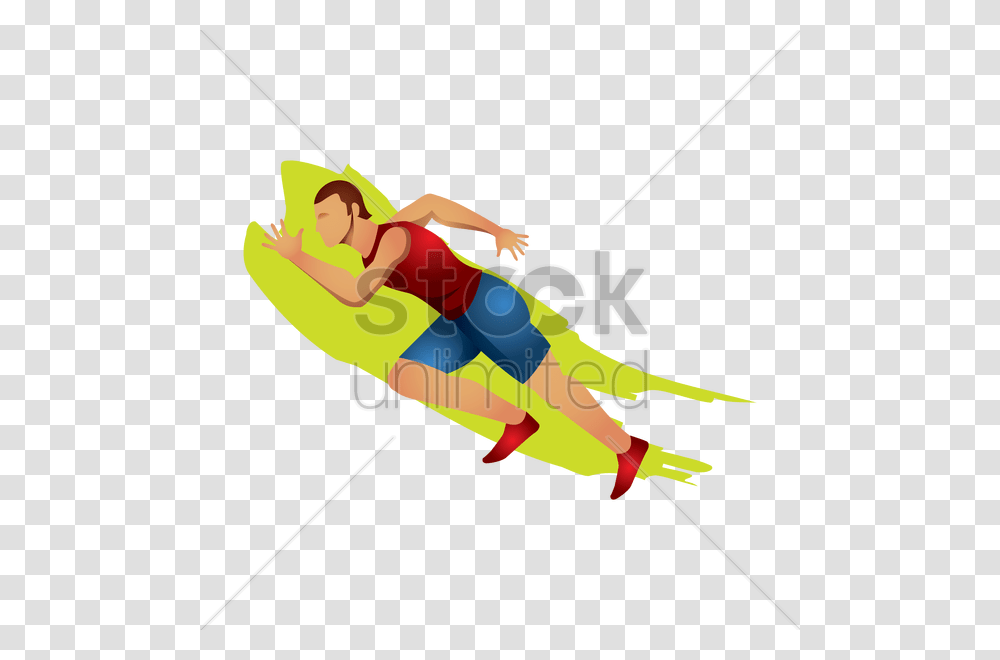 Sprinter In Action Vector Image, Bow, Rowboat, Vehicle, Transportation Transparent Png