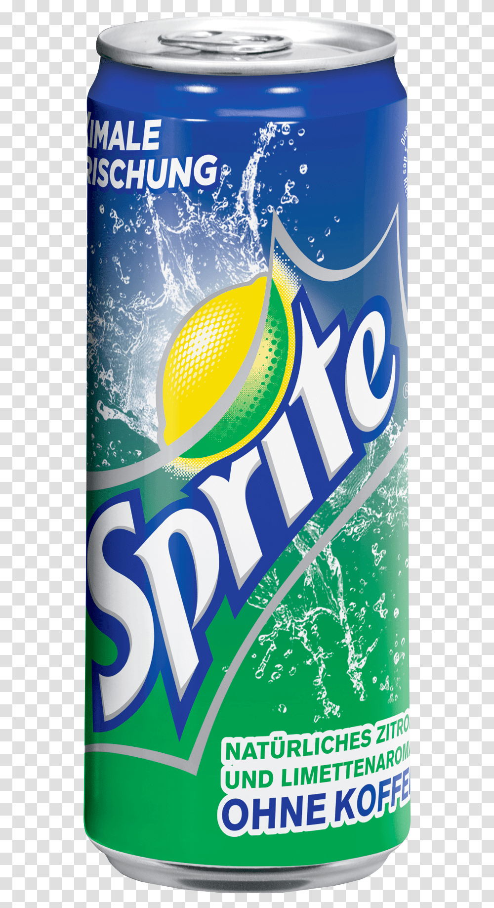 Sprite 330 Ml Can, Tin, Soda, Beverage, Drink Transparent Png