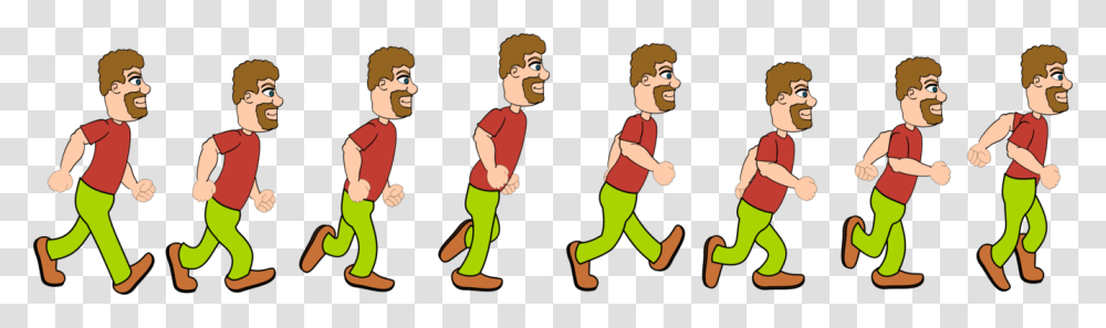 Sprite Sheet Walk Cycle, Person, Sleeve, Crowd Transparent Png