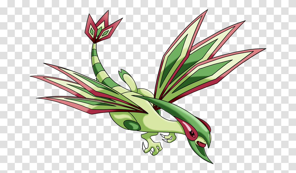 Sprites Pokemon Flygon Pokmon, Bird, Animal, Graphics, Art Transparent Png