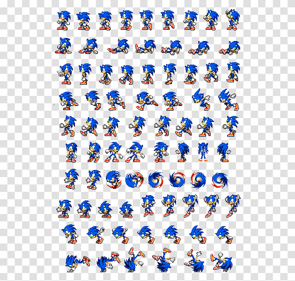 Sonic advance sprite sheet