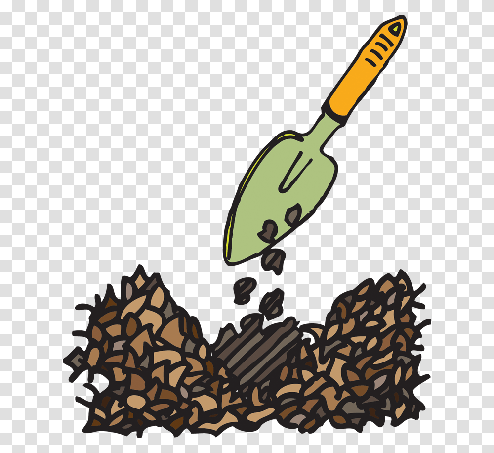Sprout Clipart Mulch Clip Art, Tool, Vegetation, Plant, Outdoors Transparent Png