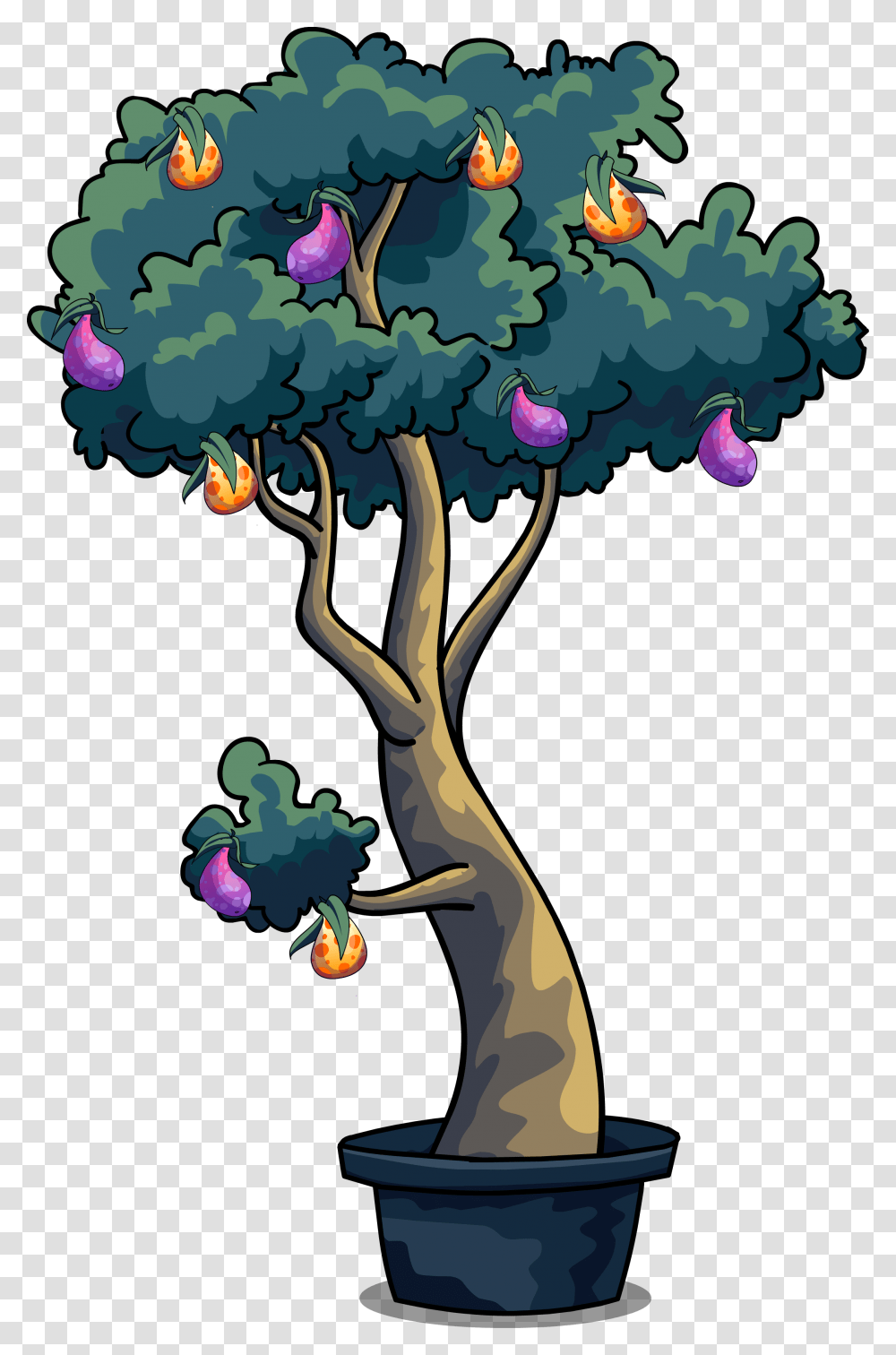 Sprouting Spectaculous Sprite Dojo Igloo On Club Penguin, Plant, Tree Transparent Png