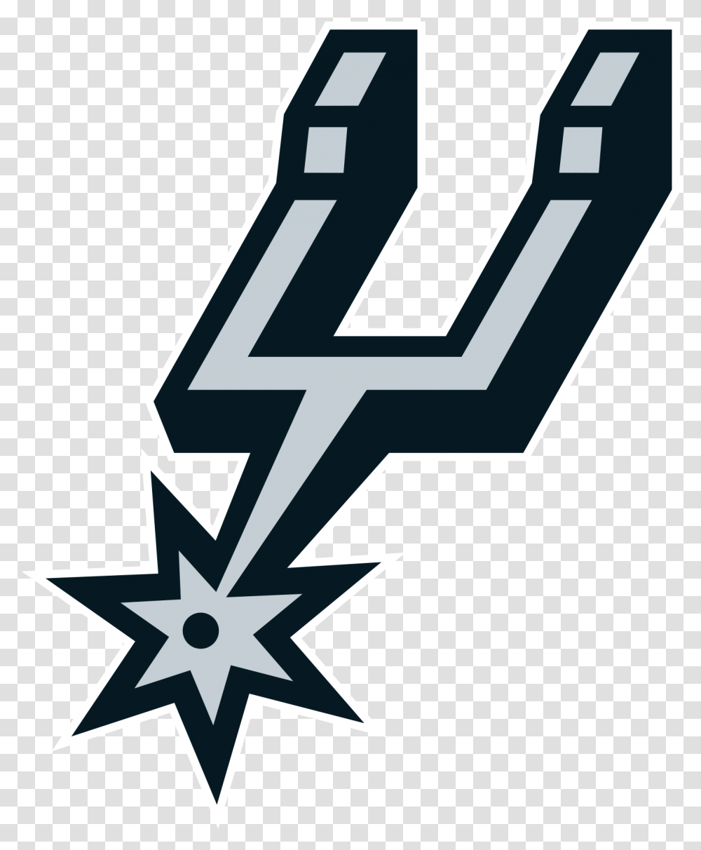 Spurs Drawing Emblem San Antonio Spurs Logo, Star Symbol, Number Transparent Png