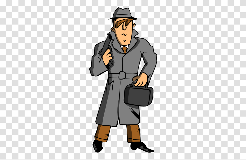 Spy Clip Art, Apparel, Overcoat, Trench Coat Transparent Png
