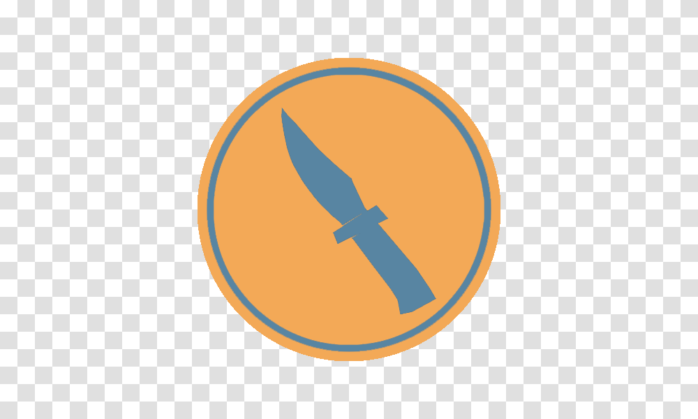 Spy Emblem Blu, Weapon, Weaponry, Knife, Blade Transparent Png