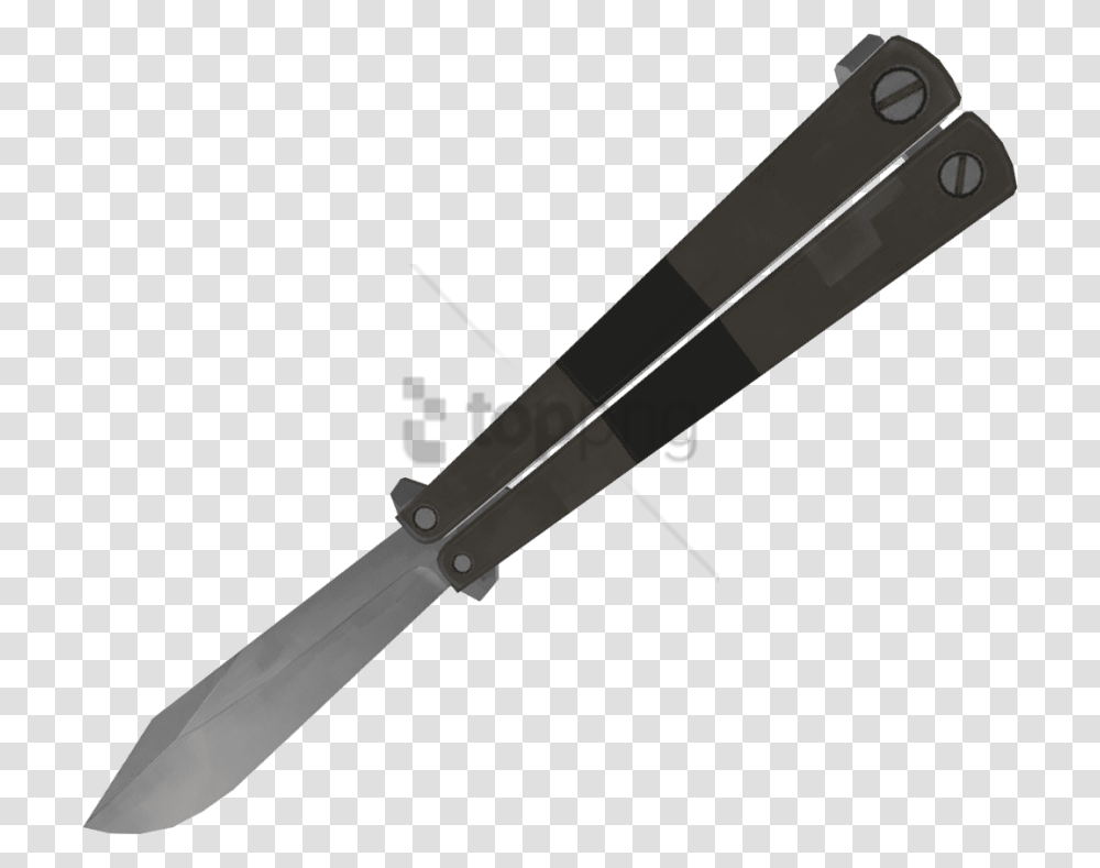 Spy Knife Tf2 Butterfly Knife, Weapon, Weaponry, Scissors, Blade Transparent Png