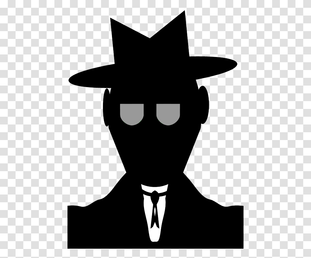 Spy, Person, Apparel, Stencil Transparent Png