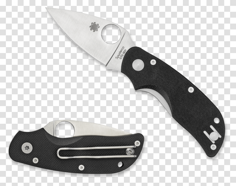 Spyderco Cat, Knife, Blade, Weapon, Weaponry Transparent Png